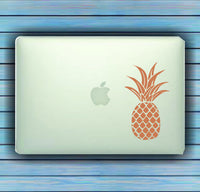 Dabbledown Decals Gold Pineapple Small Laptop Version Car Window Windshield Banner Lettering Decal Sticker Decals Stickers Girl JDM Drift