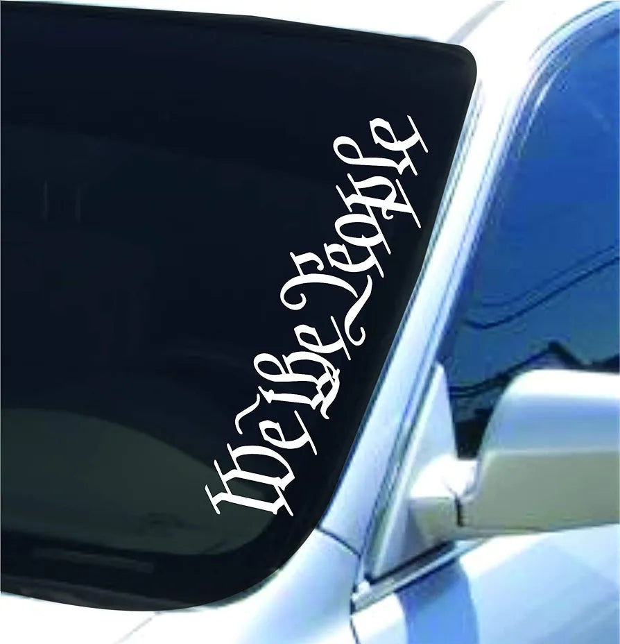Dabbledown Large We The People Version DD101 Lowrider Car Truck Window Windshield Lettering Decal Sticker Decals Stickers Drift Dub Lowered JDM Fresh Detailed Stance Fitment 4x4