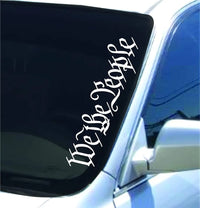 Dabbledown Large We The People Version DD101 Lowrider Car Truck Window Windshield Lettering Decal Sticker Decals Stickers Drift Dub Lowered JDM Fresh Detailed Stance Fitment 4x4