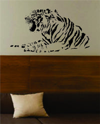 Tiger Version 101 Decal Sticker Wall Animal Kid Child Room Boy Girl Teen Nursery