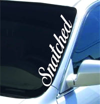 Dabbledown Snatched Version DD101 Lowrider Car Truck Window Windshield Lettering Decal Sticker Decals Stickers Drift Dub Lowered JDM Fresh Detailed Stance Fitment 4x4