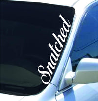 Dabbledown Snatched Version DD101 Lowrider Car Truck Window Windshield Lettering Decal Sticker Decals Stickers Drift Dub Lowered JDM Fresh Detailed Stance Fitment 4x4