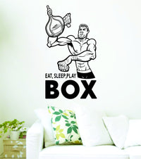 Dabbledown Decals Eat Sleep Play Box Version 201 Decal Sticker Wall Boy Girl Teen Child