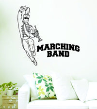 Dabbledown Decals Marching Band Music Mascot Team College High School Animal Decal Sticker Wall Boy Girl Teen Child BandTemp8SM3