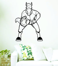 Dabbledown Decals Baseball Player Horse Horses Version 539 Mascot Team College High School Decal Sticker Wall Boy Girl Teen Child Baseball45SM3bw