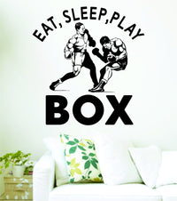 Dabbledown Decals Eat Sleep Play Box Version 202 Decal Sticker Wall Boy Girl Teen Child