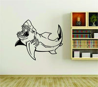 Dabbledown Shark Ocean Animal Fish Vinyl Wall Decal Sticker Car Window Truck Decals Stickers ESshark001bw 24x28