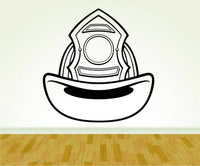 Firefighter Fireman Helmet Version 111 Decal Sticker Wall Boy Girl Firefighter03OCC4 27x28