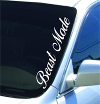 Dabbledown Large Beast Mode Version DD101 Lowrider Car Truck Window Windshield Lettering Decal Sticker Decals Stickers Drift Dub Lowered JDM Fresh Detailed Stance Fitment 4x4