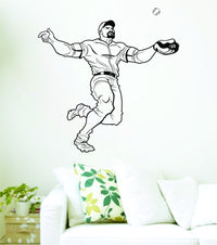 Dabbledown Decals Baseball Player Catching Ball Version 516 Mascot Team College High School Decal Sticker Wall Boy Girl Teen Child Baseball19SM3bw