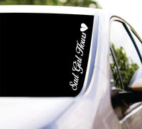 Dabbledown Sad Girl Hours DD101 Car Truck Window Windshield Lettering Decal Sticker Decals Stickers JDM Automobile 