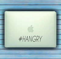 Dabbledown Decals Hashtag Hangry Small Laptop Version Car Window Windshield Banner Lettering Decal Sticker Decals Stickers Girl JDM Drift