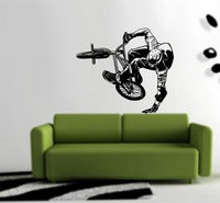 Dabbledown BMX Rider Version 103 Decal Sticker Bike Bicycle Racing Boy Teen Wall Vinyl Decal Sticker Art Graphic Sticker