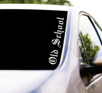 Dabbledown Old School D103 Car Truck Window Windshield Lettering Decal Sticker Decals Stickers JDM Automobile
