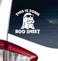 Dabbledown This is Some Boo Sheet Car Truck Window Windshield Lettering Quote Decal Sticker Decals Stickers JDM Automobile