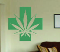Medical Marijuana Wall Decal Sticker Wall Vinyl Mural Mary Jane Weed