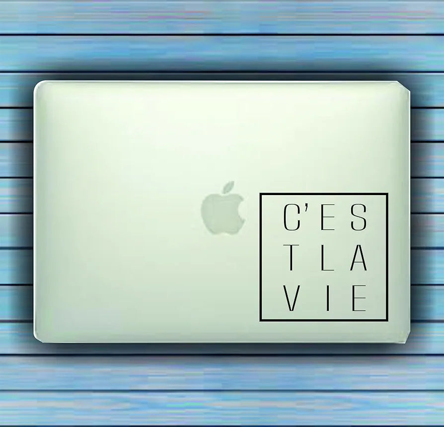 Dabbledown Decals C'est la Vie Car Window Windshield Lettering Decal Sticker Decals Stickers Girl JDM Drift