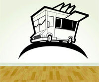 Food Truck Chef Food Service Worker Vinyl Decal Sticker Wall Boy Girl Foodtruck02OCC4 23x28