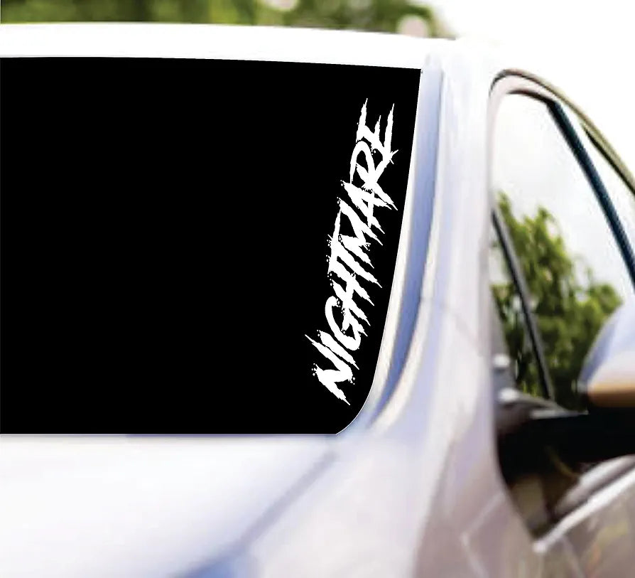 Dabbledown Nightmare DD101 Car Truck Window Windshield Lettering Decal Sticker Decals Stickers JDM Automobile 
