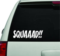 Dabbledown Decals SQUAAD Small Version Car Window Windshield Lettering Decal Sticker Decals Stickers Girl JDM Drift