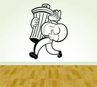 Dabbledown Waste Collection Janitor Janitorial Worker Version 106 Decal Sticker Wall Boy Girl Wastecollector01OCC4 20x28