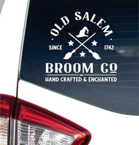 Dabbledown Old Salem Broom Company Car Truck Window Windshield Lettering Quote Decal Sticker Decals Stickers JDM Automobile 