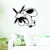 Dabbledown Decals Military Fighter Jet Plane Decal Sticker Wall Boy Girl Teen Child