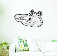Dabbledown Decals Alligator Head V107 Decal Sticker Wall Boy Girl Teen Child
