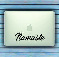Dabbledown Decals Namaste Small Laptop Version Car Window Windshield Banner Lettering Decal Sticker Decals Stickers Girl JDM Drift