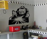 Dabbledown Welder - Man Welding Vinyl Wall Decal Sticker Decals Stickers