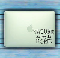 Dabbledown Nature is My Home Small Version Car Window Windshield Lettering Decal Sticker Decals Stickers Girl JDM Drift