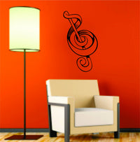 Music Notes Version 106 Design Decal Sticker Wall Instrument Cool Modern Beautiful Child Boy Girl