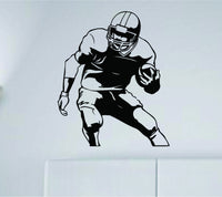 Football Player Version 119 Running Back Vinyl Wall Decal Sticker Art Sports Kid Children Ball Nursery Boy Teen