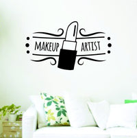 Make Up Artist Wall Decal Sticker Wall Decal Sticker Vinyl Graphic