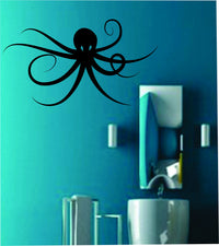 Dabbledown Octopus Decal Sticker Wall Ocean Kid boy Girl Water Nursery Teen Version 103