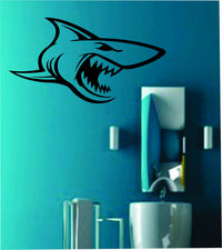 Dabbledown Shark Decal Sticker Wall Art Graphic Fish Ocean Scuba Dive