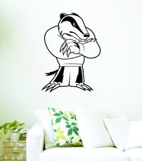 Dabbledown Decals Badger Mascot Team College High School Animal Decal Sticker Wall Boy Girl Teen Child