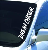 Dabbledown Dream Chaser Version DD102 Lowrider Car Truck Window Windshield Lettering Decal Sticker Decals Stickers Drift Dub Lowered JDM Fresh Detailed Stance Fitment 4x4