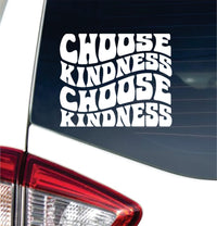 Dabbledown Choose Kindness v1 Car Truck Window Windshield Lettering Quote Decal Sticker Decals Stickers JDM Automobile