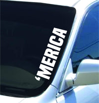 Merica Version DD101 Car Truck Window Windshield Lettering Decal Sticker Decals Stickers Drift Dub Lowered JDM Fresh Detailed Stance Fitment 4x4