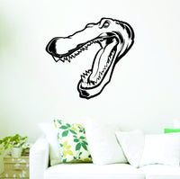 Dabbledown Decals Alligator Head V106 Decal Sticker Wall Boy Girl Teen Child