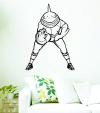 Dabbledown Decals Baseball Shark Sharks Version 540 Mascot Team College High School Decal Sticker Wall Boy Girl Teen Child Baseball46SM3bw