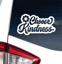 Dabbledown Choose Kindness Car Truck Window Windshield Lettering Quote Decal Sticker Decals Stickers JDM Automobile