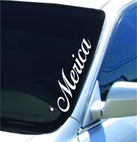Merica Version DD102 Car Truck Window Windshield Lettering Decal Sticker Decals Stickers Drift Dub Lowered JDM Fresh Detailed Stance Fitment 4x4