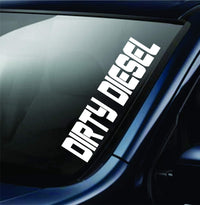 Large Dirty Diesel Version DD105 Car Truck Window Windshield Lettering Decal Sticker Decals Stickers JDM Drift Dub Lowered JDM Fresh Detailed Stance Fitment 4x4