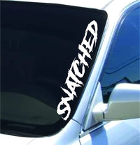 Dabbledown Snatched Version DD102 Lowrider Car Truck Window Windshield Lettering Decal Sticker Decals Stickers Drift Dub Lowered JDM Fresh Detailed Stance Fitment 4x4
