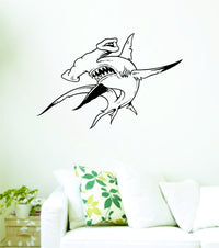 Dabbledown Decals Shark Version 202 Decal Sticker Wall Boy Girl Teen Child ES3shark01bw