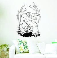 Dabbledown Decals Bigfoot Version 104 Sasquatch Decal Sticker Wall Boy Girl Teen Child ES5Yeti02bw