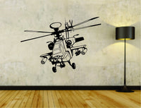 Military Helicopter Blackhawk Fighter Uniform Vinyl Wall Decal Sticker Car Window Truck Decals Stickers Military39OCC4 19x28
