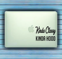 Dabbledown Decals Kinda Classy Kinda Hood Car Window Windshield Lettering Decal Sticker Decals Stickers Girl JDM Drift